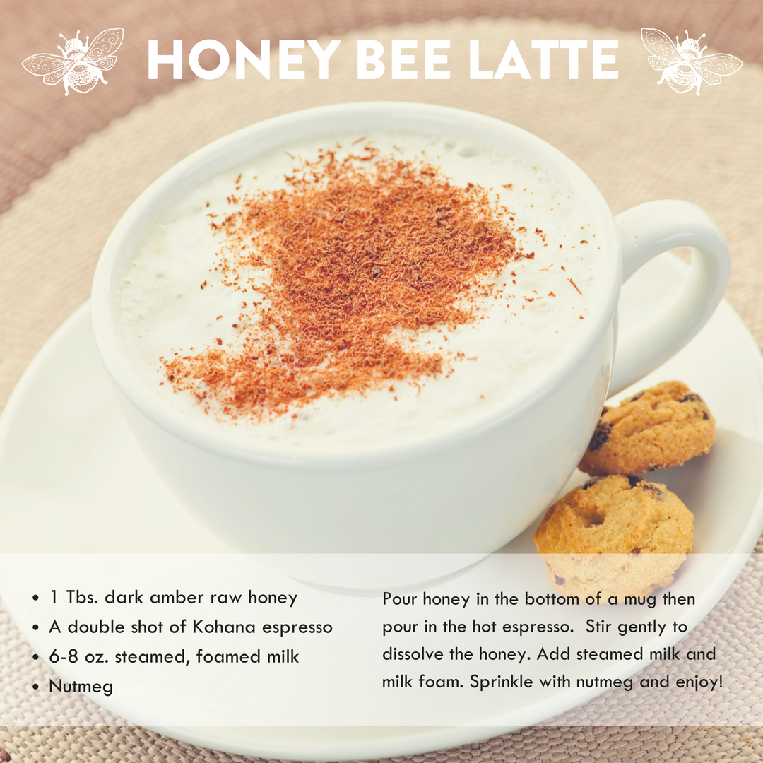 Honey Bee Latte & Maple Bourbon Aloha