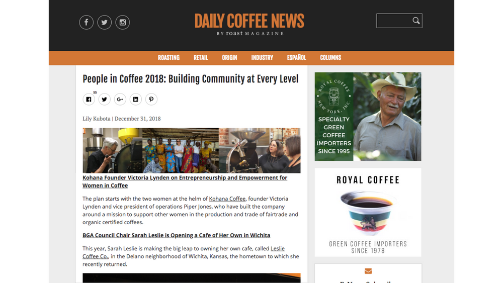 Coffee Daily News By Roast Magazine