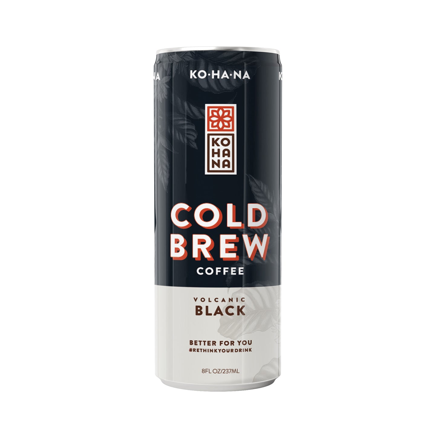 Canned Black Cold Brew Coffee, Lightly Sweetened, 12 Pack